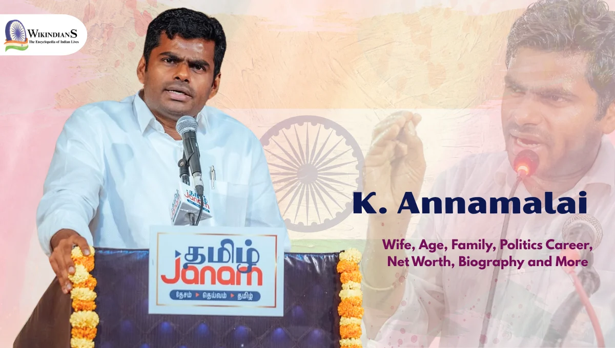 K. Annamalai Wife, Age, Height, Family, Politics Career, Net Worth, Biography 2026