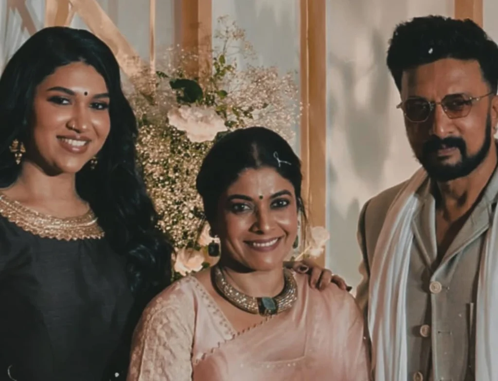 Sanvi Sudeep Family