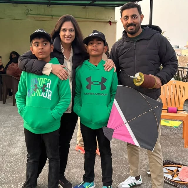 Amit Jain Family