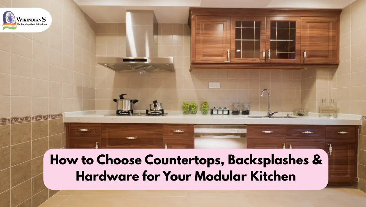 How to Choose Countertops, Backsplashes & Hardware for Your Modular Kitchen