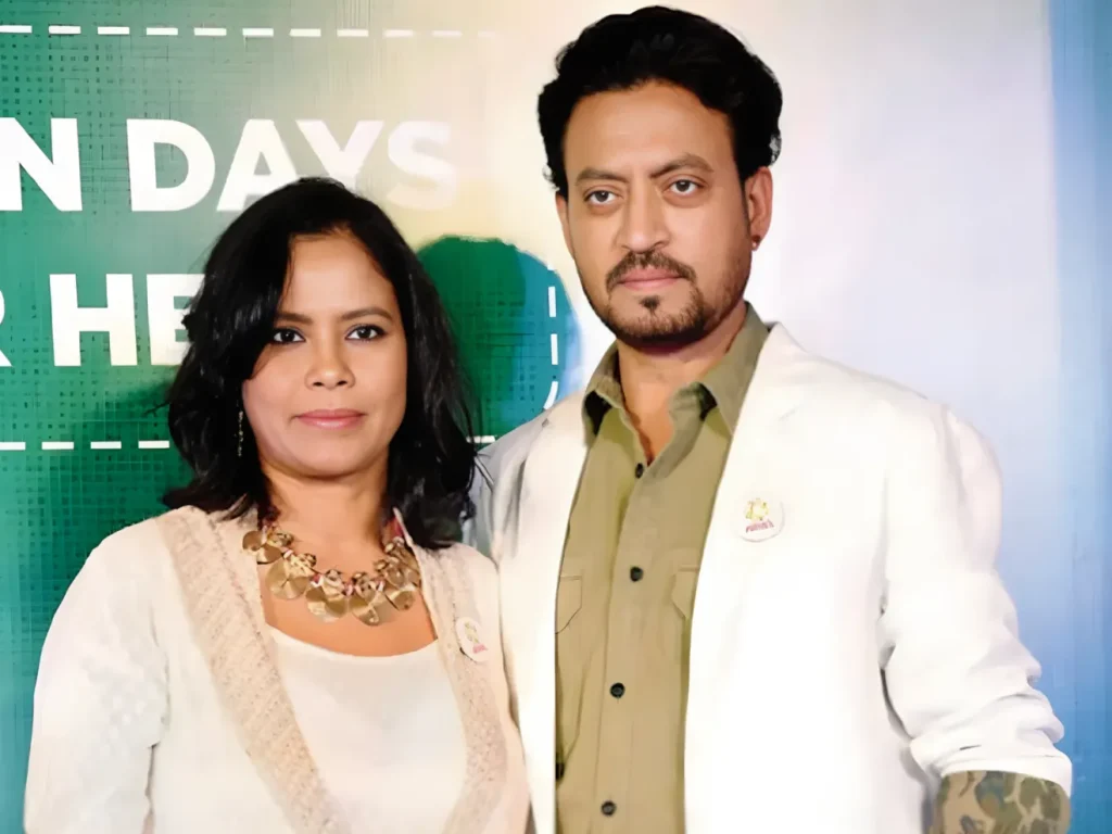 Sutapa Sikdar with Husband Irrfan Khan